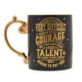 Harry Potter Sorting Hat Collectable Porcelain Mug - Black & Gold
