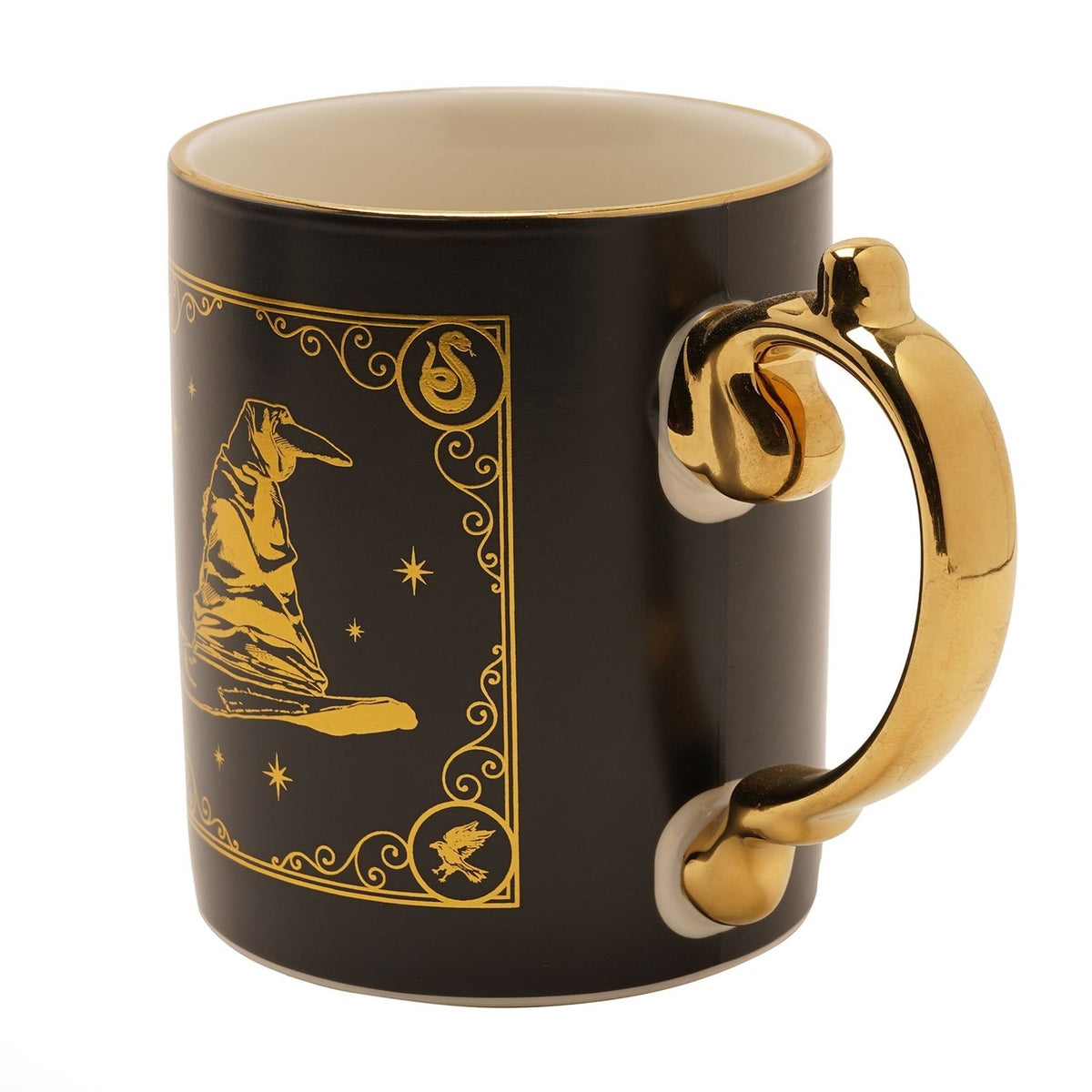 Harry Potter Sorting Hat Collectable Porcelain Mug - Black & Gold