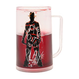 Freddy Krueger Fake Blood Plastic Beer Glass - Red & Clear
