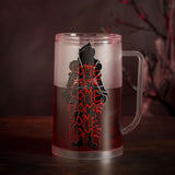 IT Fake Blood Plastic Tankard Beer Glass - Clear & Red