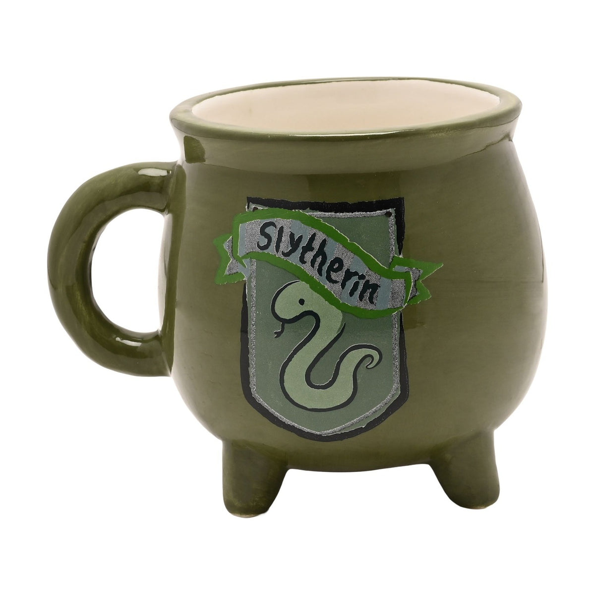 Harry Potter Slytherin Cauldron Stoneware Mug 400ml - Green