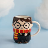 Harry Potter 3D Stoneware Mug 220ml with Scarf and Wand