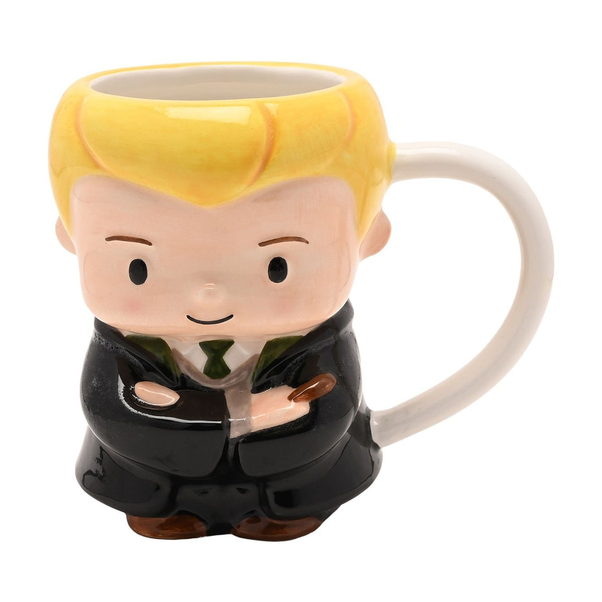 Harry Potter Draco 3D Figure Stoneware Mug - Black & Yellow
