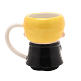 Harry Potter Draco 3D Figure Stoneware Mug - Black & Yellow