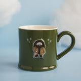Harry Potter Hagrid Embossed Stoneware Mug - Green