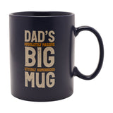 Dad's Absolutely Massive Big Stoneware Pint Mug 580ml - Blue