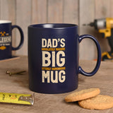 Dad's Absolutely Massive Big Stoneware Pint Mug 580ml - Blue