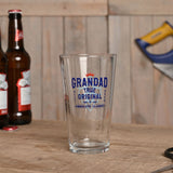 Grandad True Original Printed Pint Beer Glass 460ml - Clear