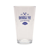 DIY Legend Crossed Hammers Pint Beer Glass 460ml - Clear