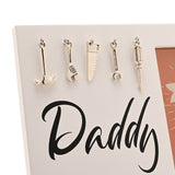 Daddy Can Fix Anything Photo Frame 5 x 3.5in - White & Black