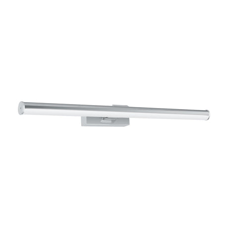 Wenelle 60cm LED bathroom wall light with a horizontal white opal diffuser bar, chrome end caps, and wall bracket, shown on a plain white background.