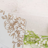 50 Wonderful Years Gold Floral Glass Photo Frame 6 x 4in - Grey