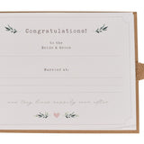 Every Love Story Square Floral Photo Album 6 x 4in - Brown