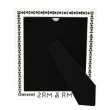 Crystal Border Glass Photo Frame 10 x 8in - Clear & Silver