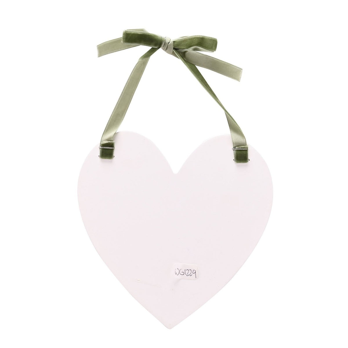 Bridesmaid Best Friends Hanging Wooden Heart Plaque - White