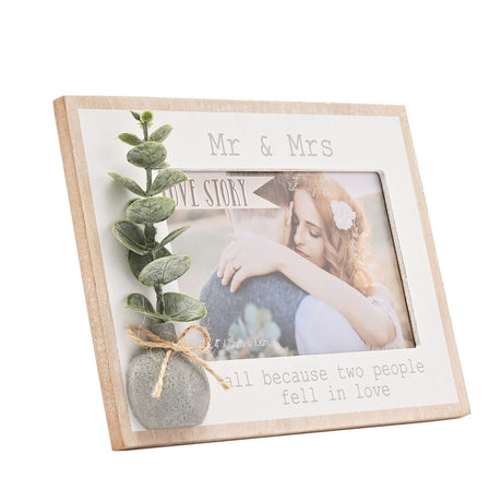 All Because Two People Fell in Love Photo Frame 6 x 4in - White