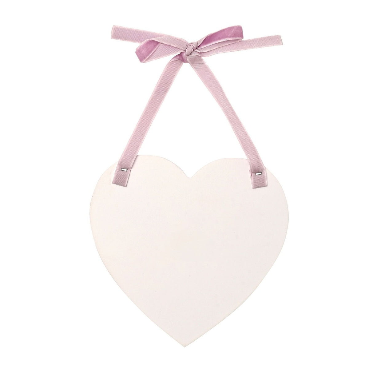 Beautiful Bridesmaid Wildflower Wooden Heart Plaque - White