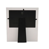 Anniversary Wooden Photo Frame 6 x 4in - White & Silver