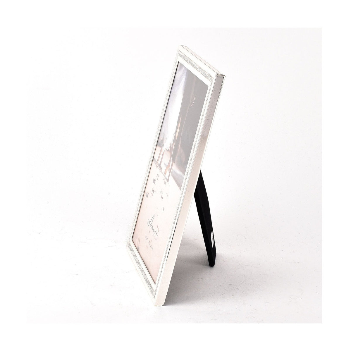 Sparkle Border Silverplated Photo Frame 7 x 5in - Silver