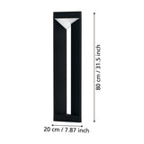 Wilbena LED Bollard Light - Black