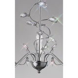Willow 3 Light Crystal Chandelier - Polished Chrome (Without Shade)