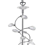 Willow 3 Light Crystal Chandelier - Polished Chrome (Without Shade)