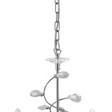 Willow 5 Light Crystal Chandelier - Polished Chrome (Without Shade)