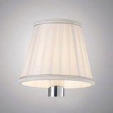 Willow Clip-On Lampshade - White, 8/13cm x 11cm