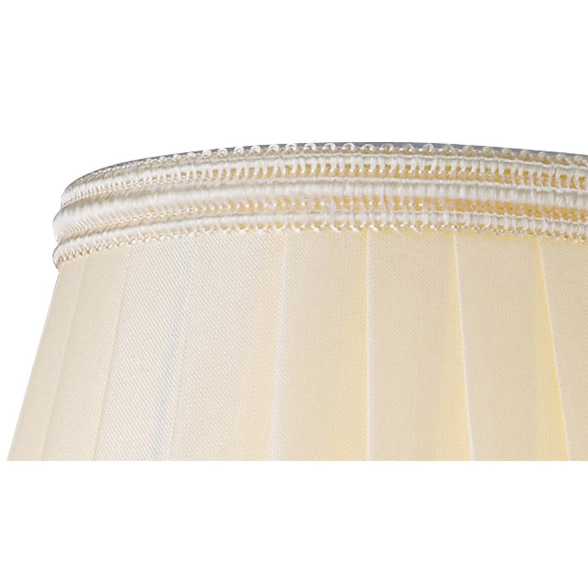 Willow Clip-On Lampshade - Cream, 8/13cm x 11cm