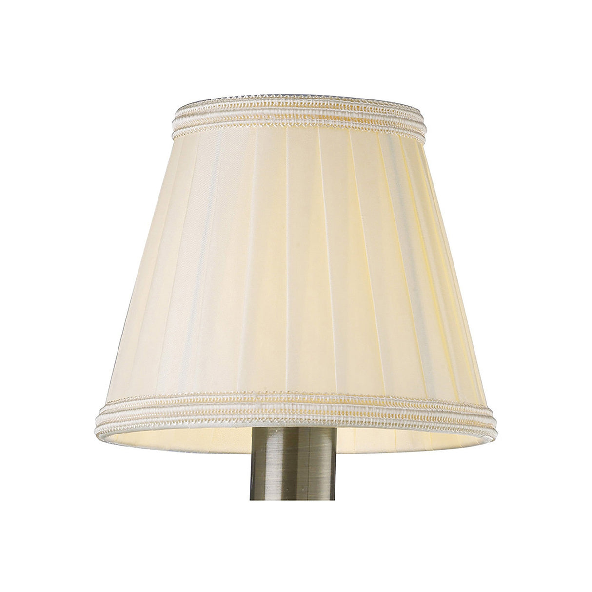 Willow Clip-On Lampshade - Cream, 8/13cm x 11cm