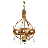 Windsor 4 Light Pendant - Gold Patina