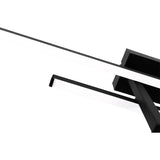 Wirmane LED Flush Ceiling Light - Black