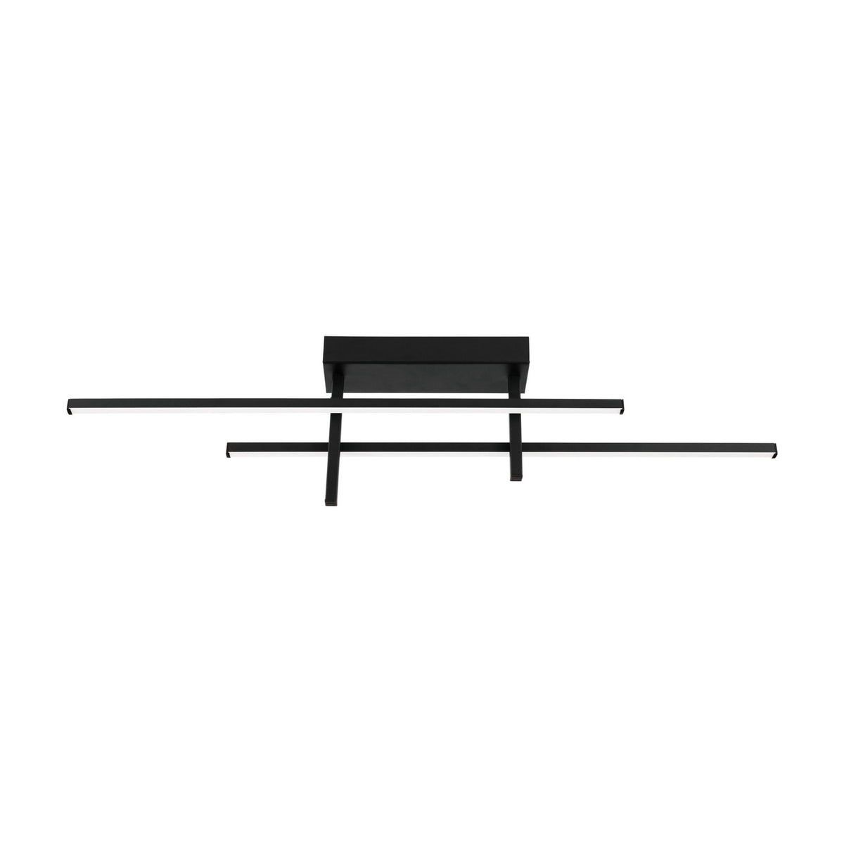 Wirmane LED Flush Ceiling Light - Black