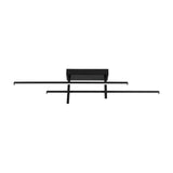 Wirmane LED Flush Ceiling Light - Black