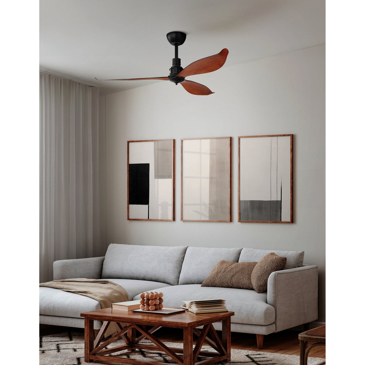 Wisette Ceiling Fan - Matt Black