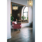 Wisteria 62cm 7 Light Crystal Suspension Light - French Gold