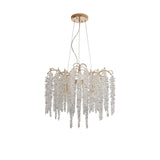 Wisteria 62cm 7 Light Crystal Suspension Light - French Gold