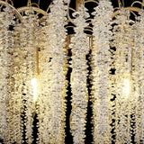 Wisteria 62cm 7 Light Crystal Suspension Light - French Gold