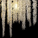Wisteria 62cm 7 Light Crystal Suspension Light - French Gold