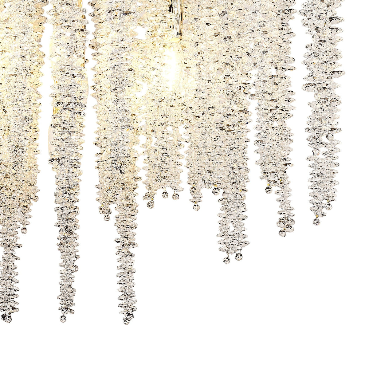 Wisteria 62cm 7 Light Crystal Suspension Light - French Gold