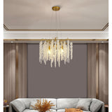 Wisteria 62cm 7 Light Crystal Suspension Light - French Gold