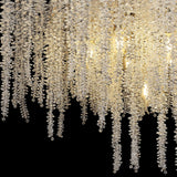 Wisteria 81cm 9 Light Crystal Suspension Light - French Gold