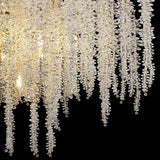 Wisteria 81cm 9 Light Crystal Suspension Light - French Gold