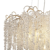 Wisteria 81cm 9 Light Crystal Suspension Light - French Gold