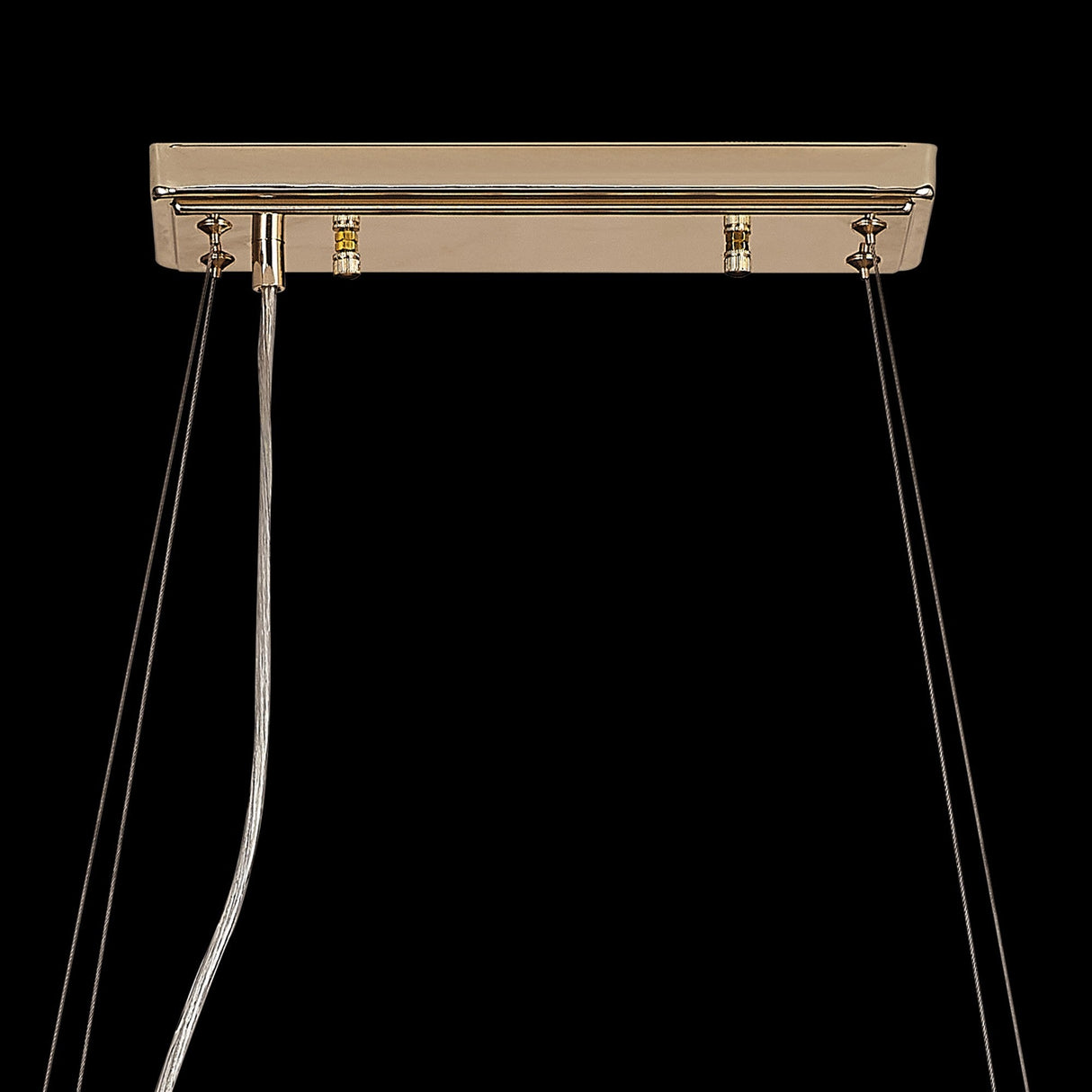 Wisteria 12 Light Crystal Linear Suspension Light - French Gold