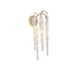 Wisteria 1 Light Crystal Wall Light - French Gold