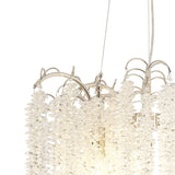 Wisteria 62cm 7 Light Crystal Suspension Light - Polished Nickel