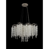 Wisteria 81cm 9 Light Crystal Suspension Light - Polished Nickel