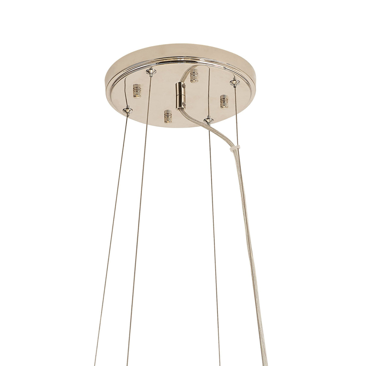 Wisteria 81cm 9 Light Crystal Suspension Light - Polished Nickel