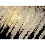 Wisteria 81cm 9 Light Crystal Suspension Light - Polished Nickel